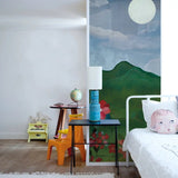 Behang Luna Mural van Bien Fait | Kids Conceptstore Le Fanfare