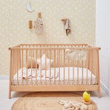 Behang Madelief - Geel van Bibelotte | Kids Conceptstore Le Fanfare