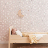 Behang Madelief - Nude van Bibelotte | Kids Conceptstore Le Fanfare
