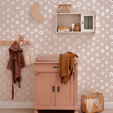 Behang Madelief - Nude van Bibelotte | Kids Conceptstore Le Fanfare