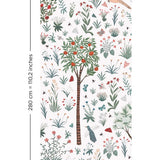 Behang Millefleurs Mural Spring van Bien Fait | Kids Conceptstore Le Fanfare