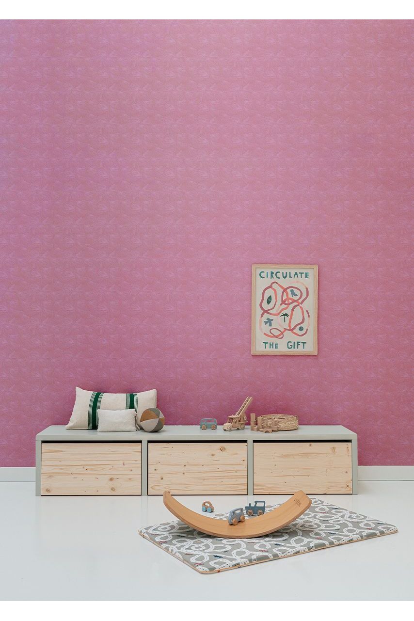 Behang Mush - Fuchsia van Bibelotte | Kids Conceptstore Le Fanfare