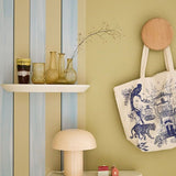 Behang Nola - Pistache van Bibelotte | Kids Conceptstore Le Fanfare