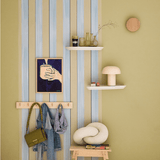 Behang Nola - Pistache van Bibelotte | Kids Conceptstore Le Fanfare