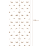 Behang Ochtendgloren - Roze van Bibelotte | Kids Conceptstore Le Fanfare