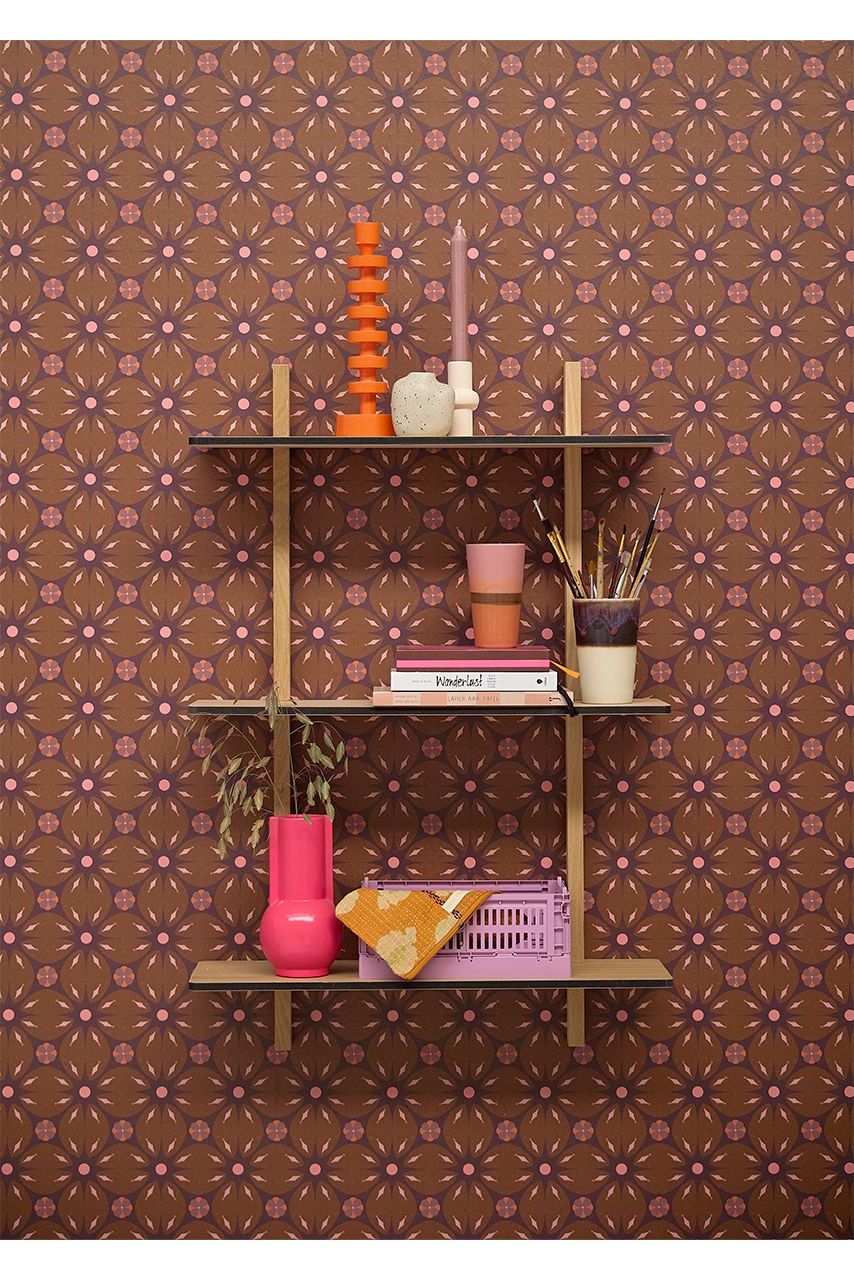 Behang Porto - Kastanje van Bibelotte | Kids Conceptstore Le Fanfare