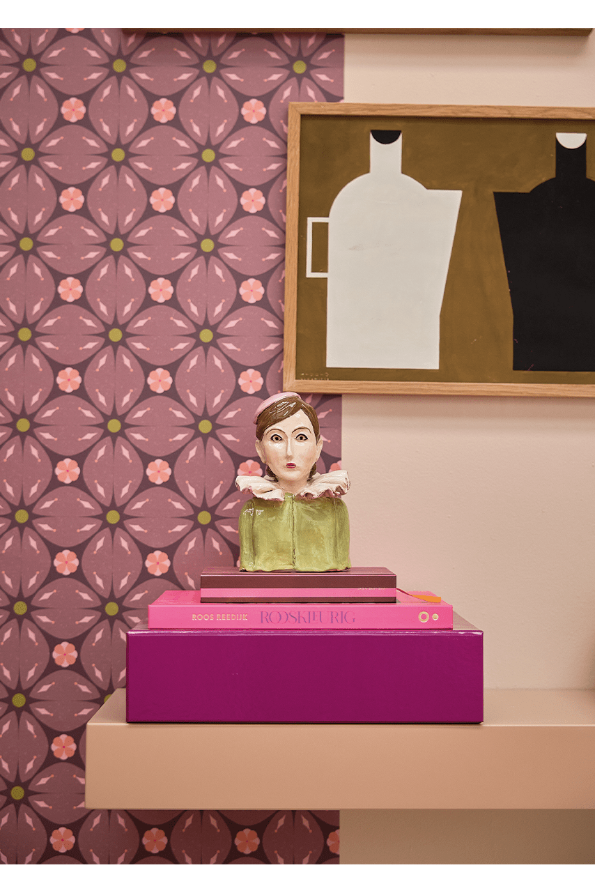Behang Porto - Purper van Bibelotte | Kids Conceptstore Le Fanfare