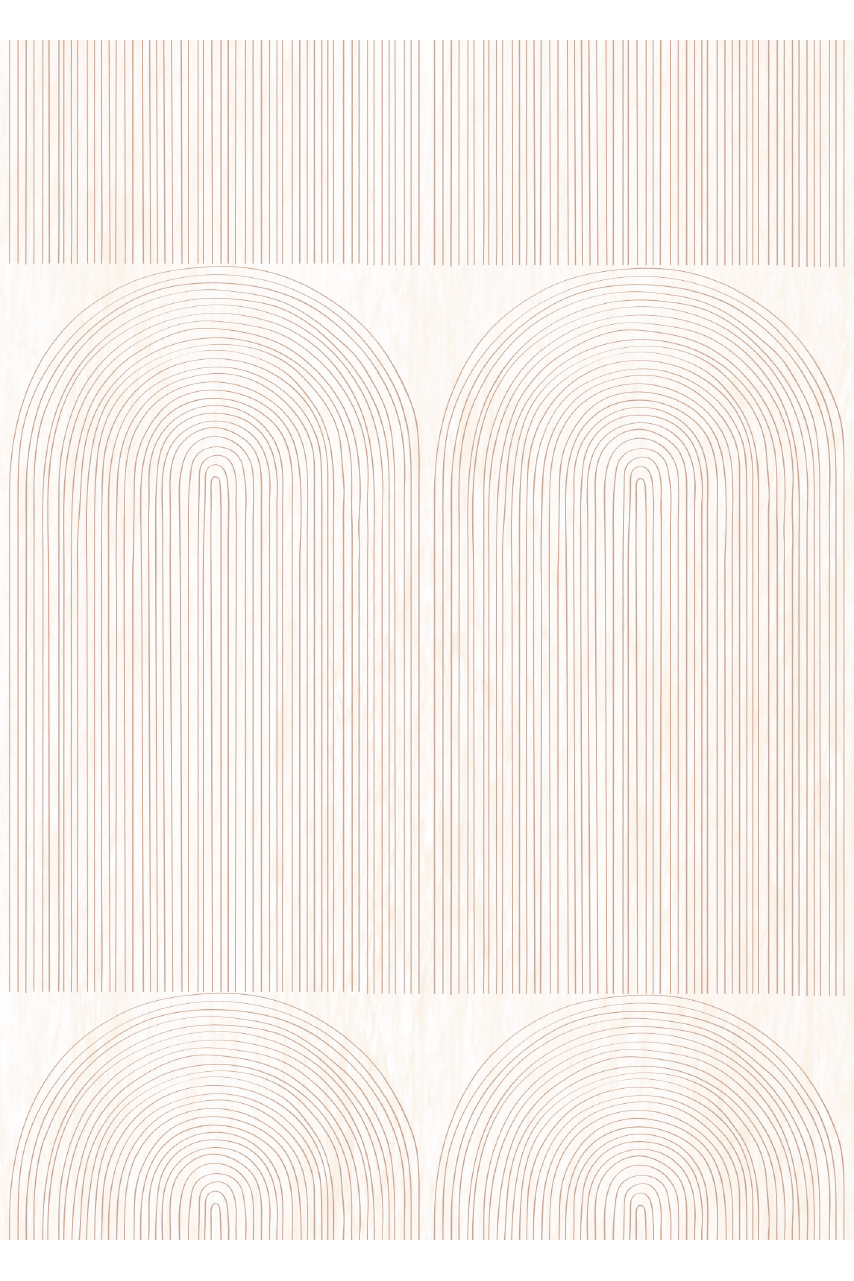 Behang Regenbogen - Nude van Bibelotte | Kids Conceptstore Le Fanfare
