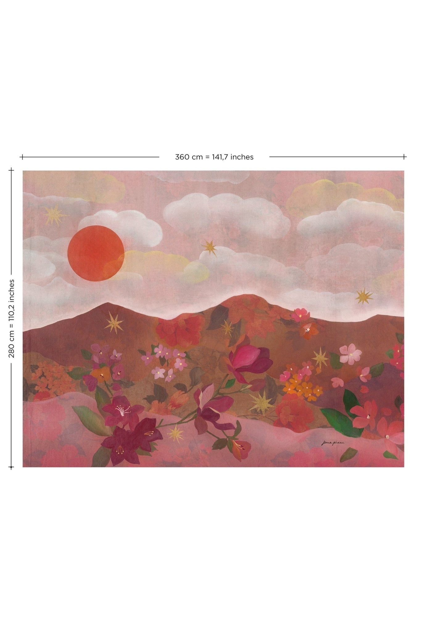 Behang Sol Mural van Bien Fait | Kids Conceptstore Le Fanfare