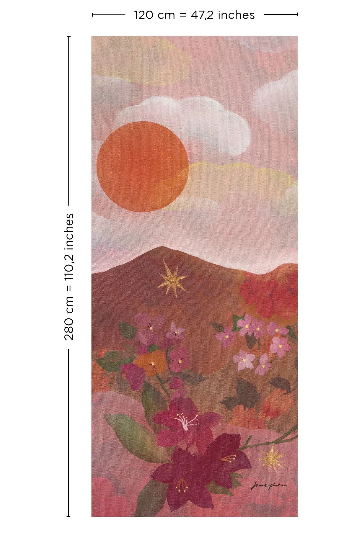 Behang Sol Mural van Bien Fait | Kids Conceptstore Le Fanfare