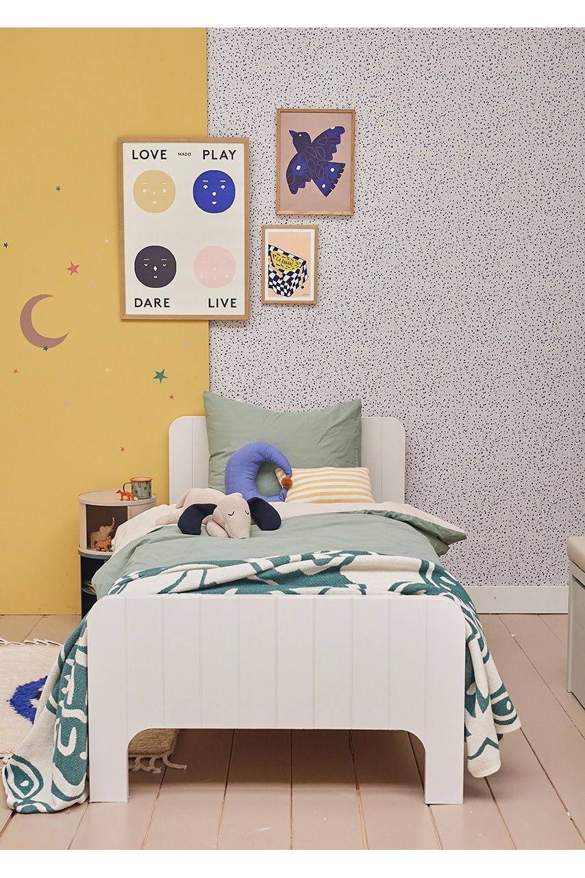 Behang Terrazzo - Kobalt van Bibelotte | Kids Conceptstore Le Fanfare