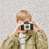 Behang Terrazzo - Kobalt van Bibelotte | Kids Conceptstore Le Fanfare