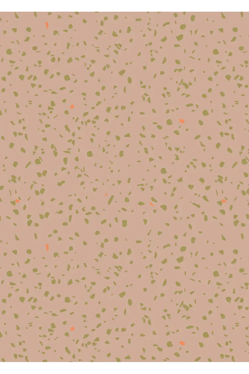 Behang Terrazzo - Macaron van Bibelotte | Kids Conceptstore Le Fanfare