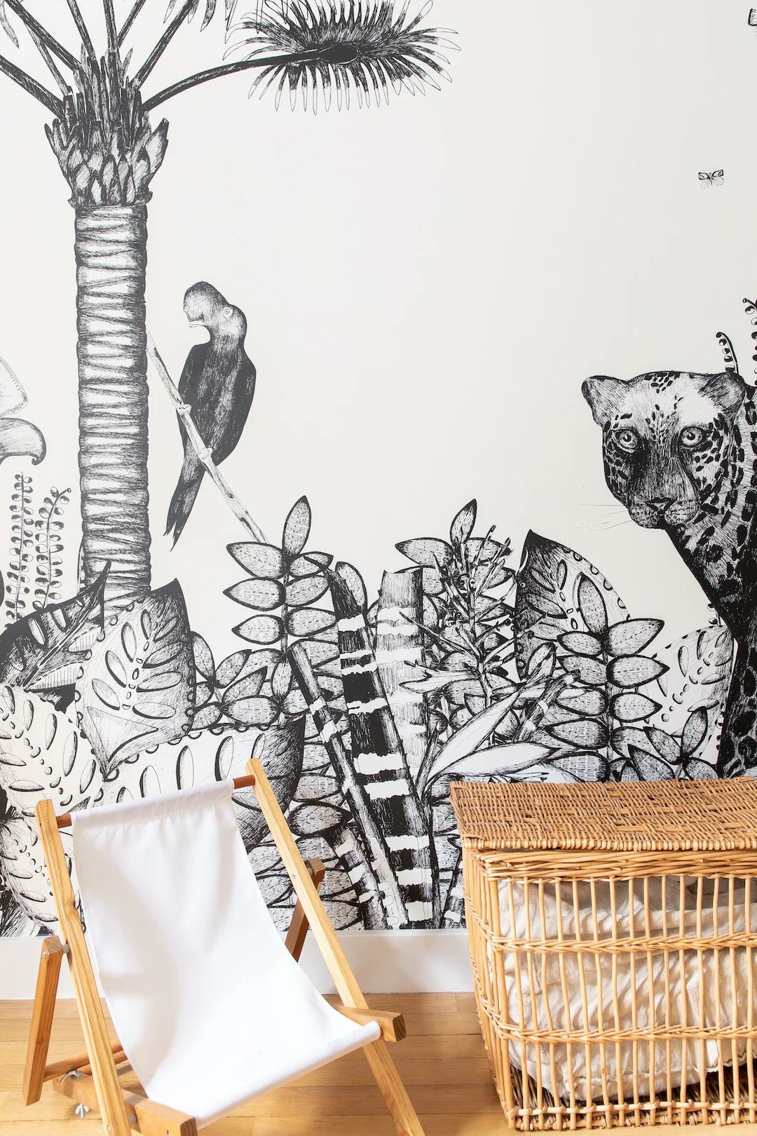 Behang The Wild Mural van Bien Fait | Kids Conceptstore Le Fanfare