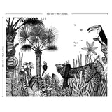 Behang The Wild Mural van Bien Fait | Kids Conceptstore Le Fanfare