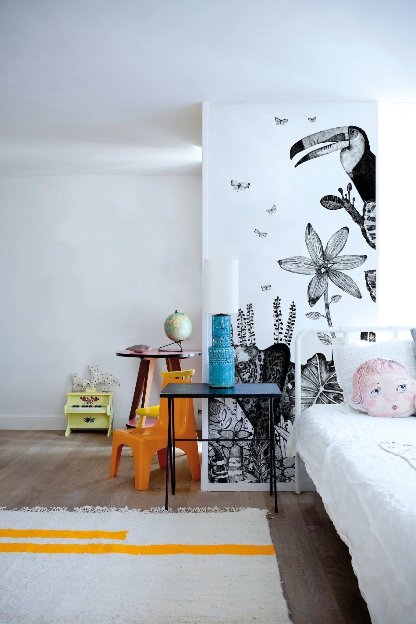 Behang The Wild Mural van Bien Fait | Kids Conceptstore Le Fanfare