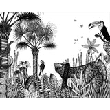 Behang The Wild Mural van Bien Fait | Kids Conceptstore Le Fanfare