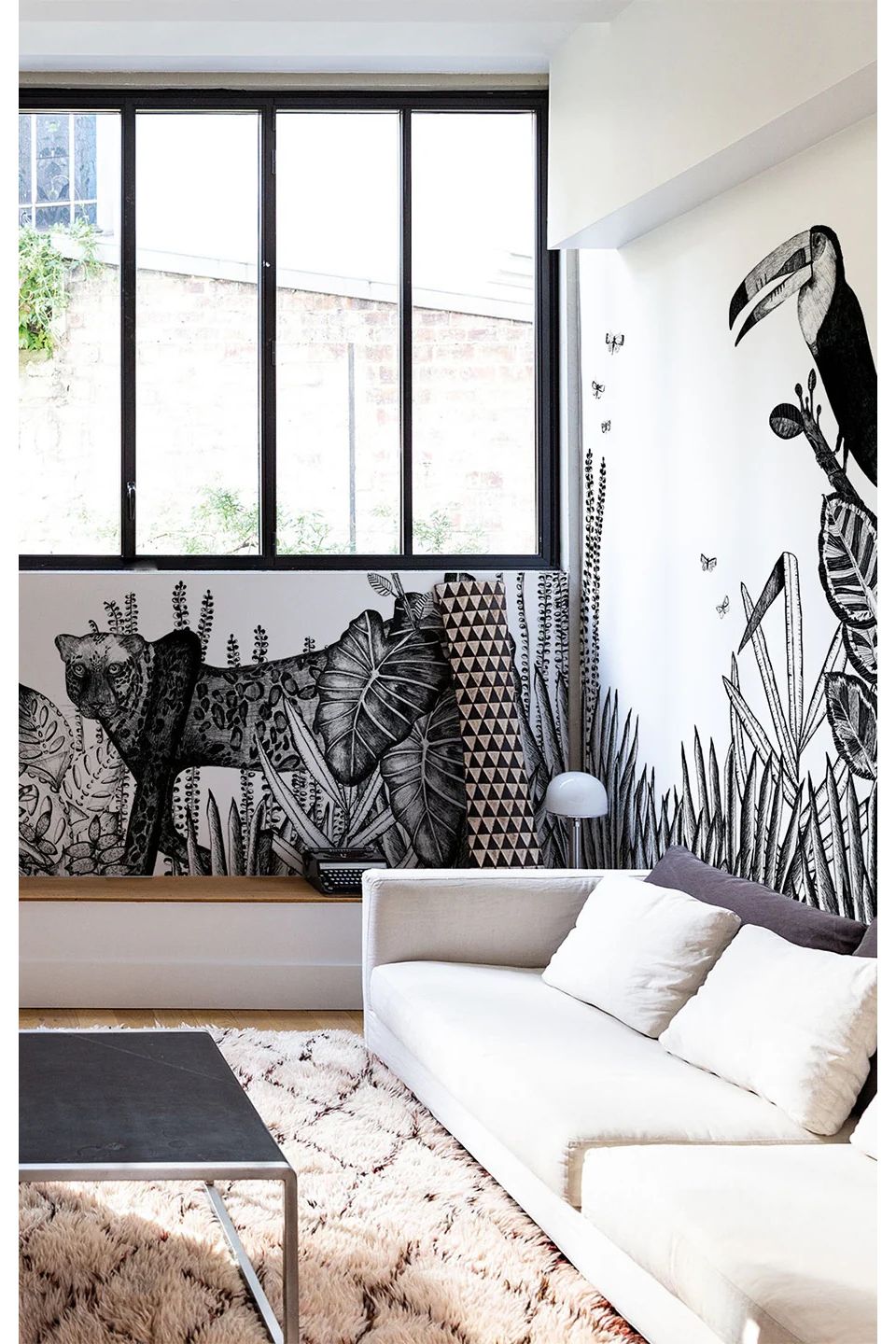 Behang The Wild Mural van Bien Fait | Kids Conceptstore Le Fanfare