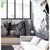 Behang The Wild Mural van Bien Fait | Kids Conceptstore Le Fanfare