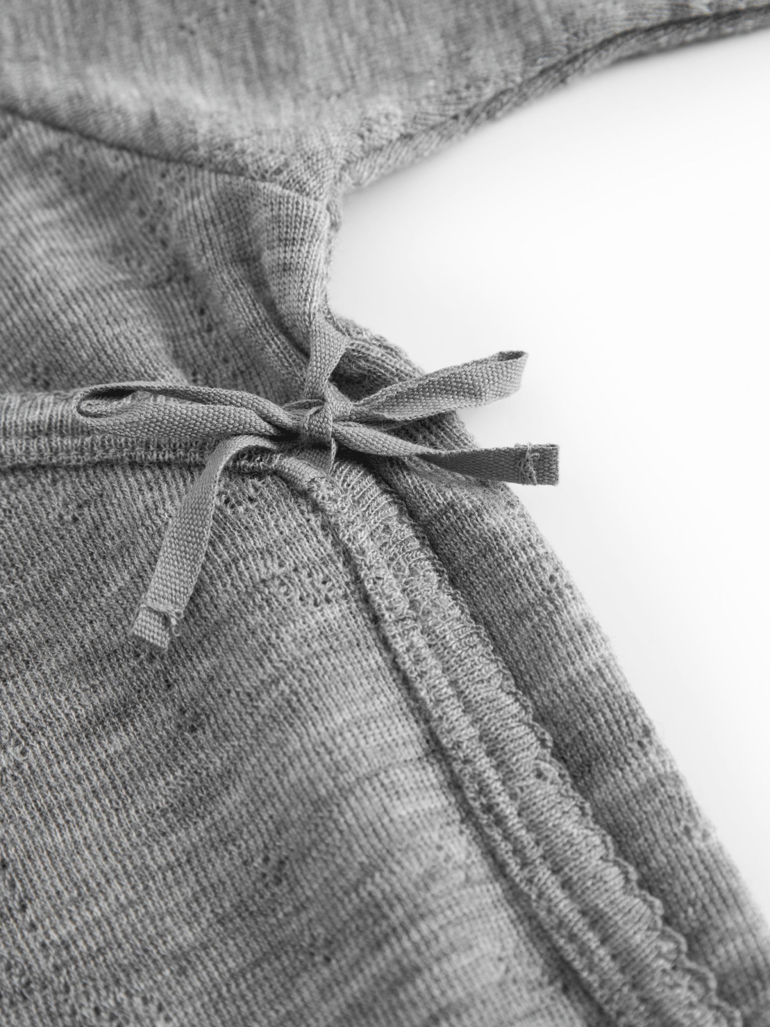 Belita | Wool Pointelle - Grey Melange van MarMar Copenhagen | Kids Conceptstore Le Fanfare