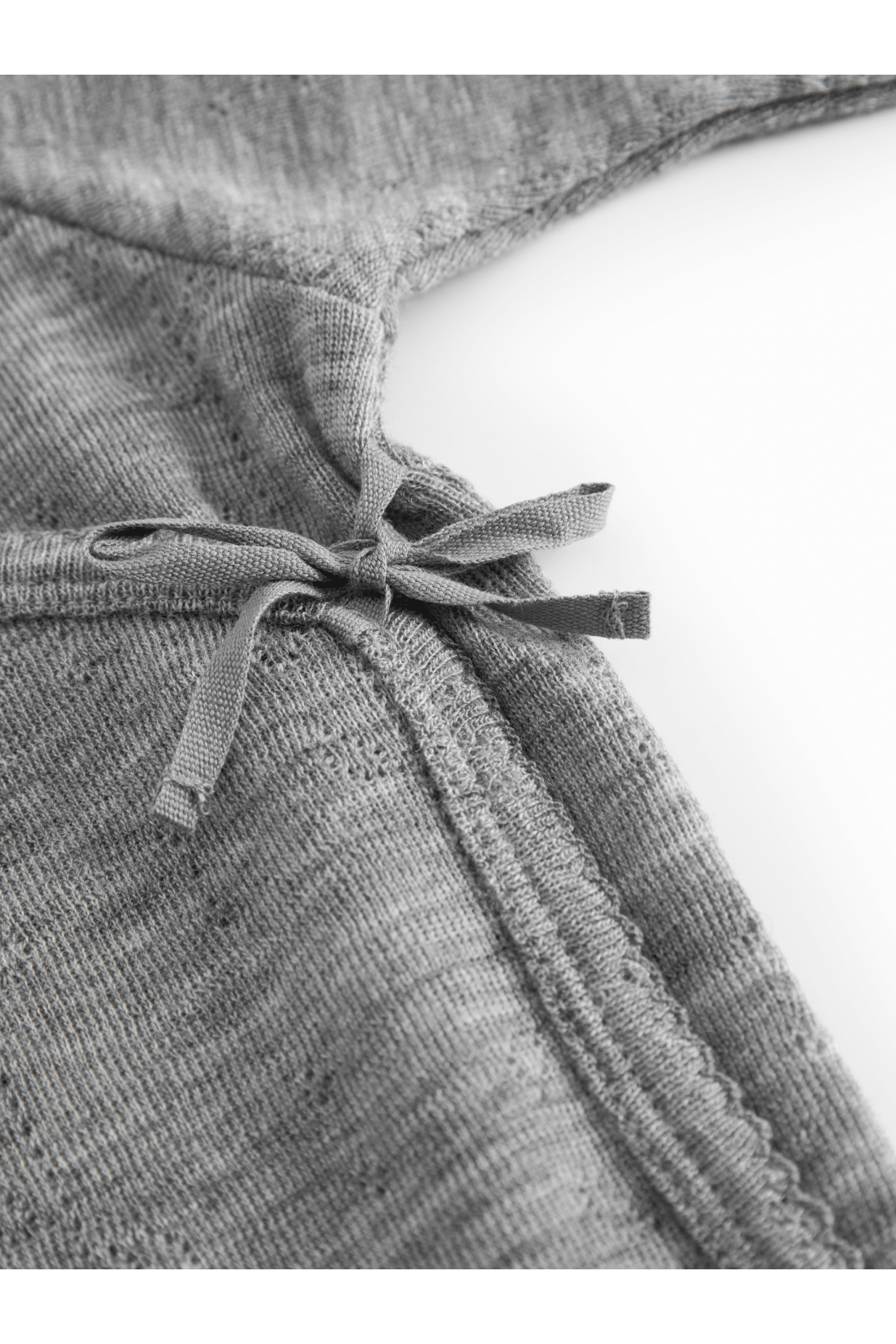 Belita | Wool Pointelle - Grey Melange van MarMar Copenhagen | Kids Conceptstore Le Fanfare