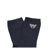 Bell Socks | Koala - Night Blue van Donsje Amsterdam | Kids Conceptstore Le Fanfare
