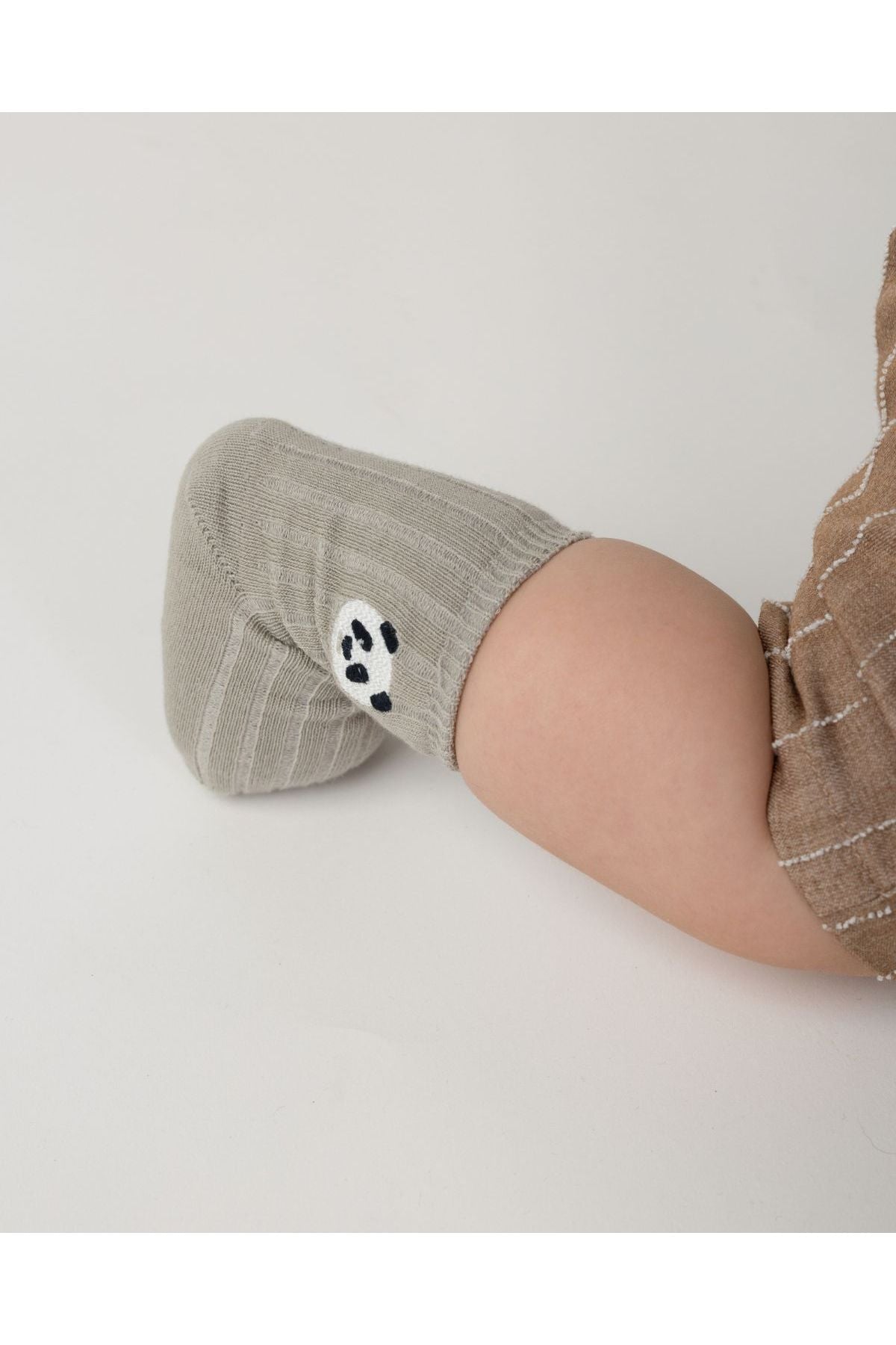 Bell Socks | Panda - Silver Grey van Donsje Amsterdam | Kids Conceptstore Le Fanfare