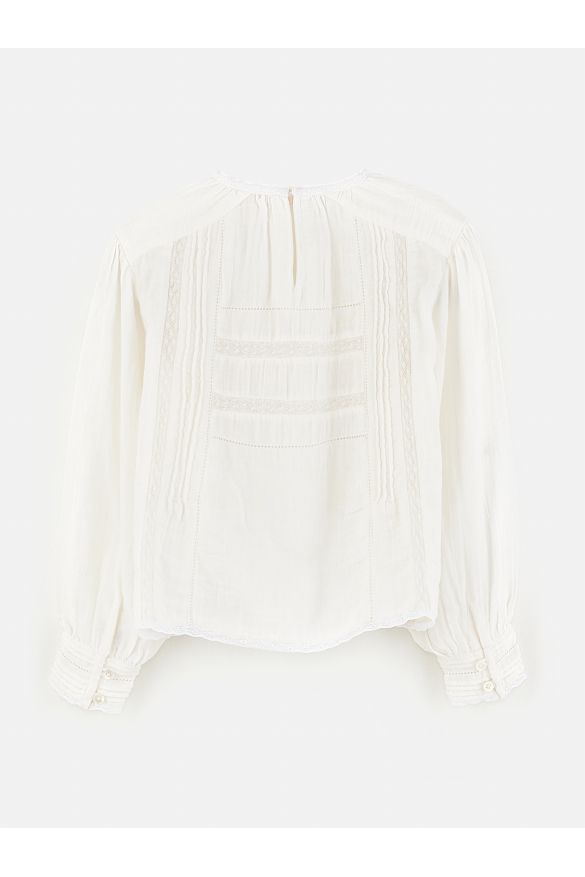Bellerose Hekoo Blouse Ecru van Bellerose | Kids Conceptstore Le Fanfare
