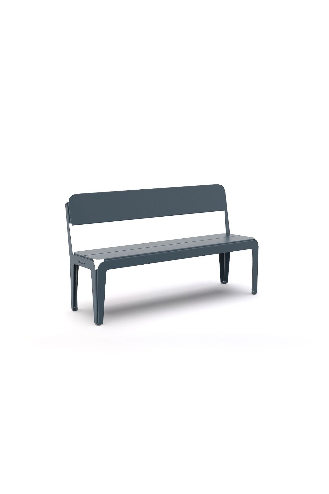 Bended Bench with Backrest - Grey Blue van Weltevree | Kids Conceptstore Le Fanfare