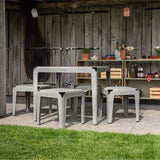 Bended Table - Agate Grey (90cm) van Weltevree | Kids Conceptstore Le Fanfare