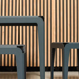 Bended Table - Grey Blue (90cm)