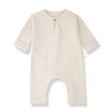 Besancon jumpsuit - ecru van 1+ in the family | Kids Conceptstore Le Fanfare