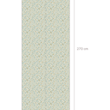 Behang Flora - IJsblauw