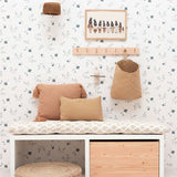 Behang Bloemenzee Groot - Blauw