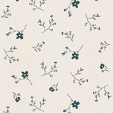 Behang Bloemenzee Groot - Blauw