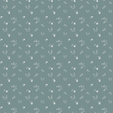 Behang Bloemenzee Mini - Blauw