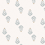 Behang Cappuccino - Blauw