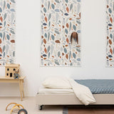 Behang Fruitig - Blauw