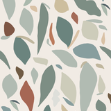 Behang Fruitig - Blauw