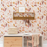 Behang Fruitig - Roze