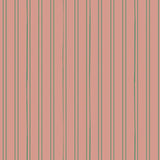 Behang Gestreept - Framboos