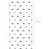 Behang Ochtendgloren - Denimblauw