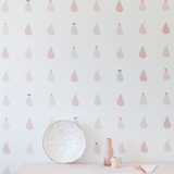 Behang Peertjes - Roze