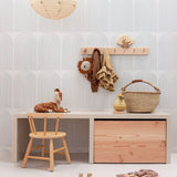 Behang Regenbogen - Denimblauw