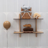 Behang Regenbogen - Denimblauw