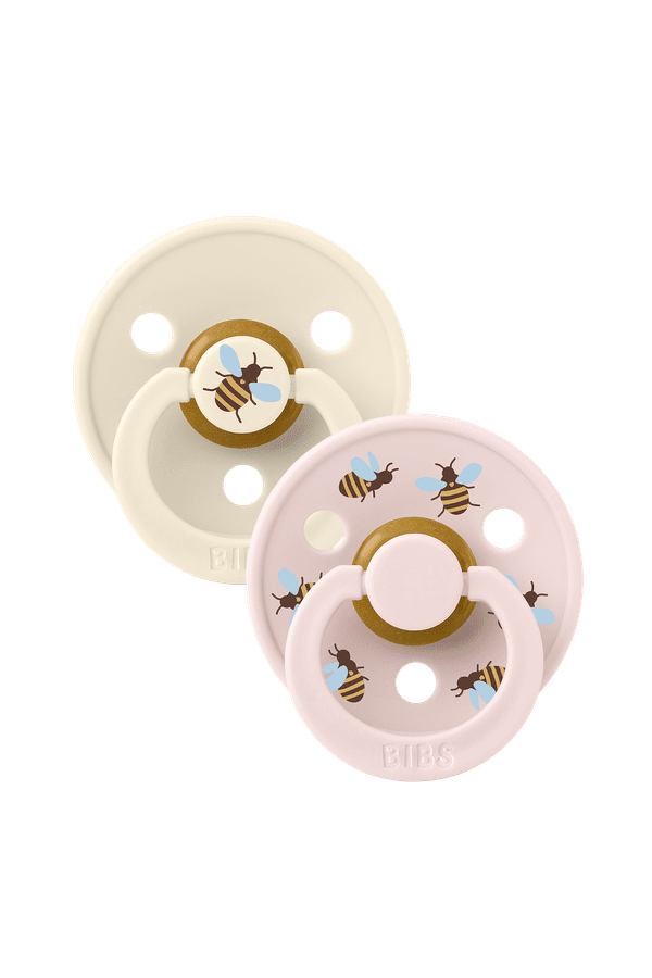BIBS Studio Colour 2 pack - Bumblebee Ivory Mix van BIBS | Kids Conceptstore Le Fanfare