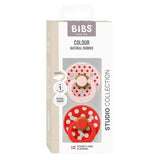 BIBS Studio Colour 2 pack Polka Anatom - Blossom/Candy van BIBS | Kids Conceptstore Le Fanfare