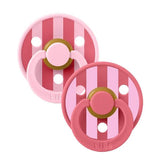 BIBS Studio Colour Block 2 pack - Baby Pink Coral mix van BIBS | Kids Conceptstore Le Fanfare
