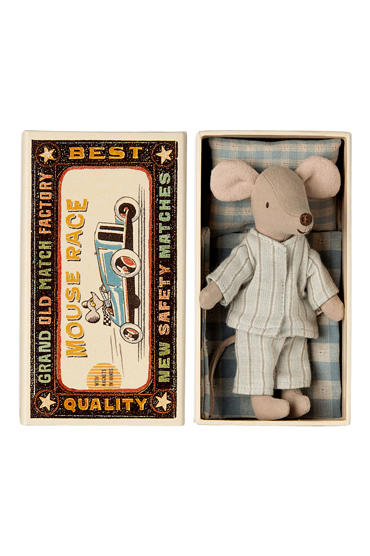 Big Brother Mouse In Matchbox van Maileg | Kids Conceptstore Le Fanfare