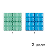 Big Plates Blue Green | 2 Stuks van Cleverclixx | Kids Conceptstore Le Fanfare
